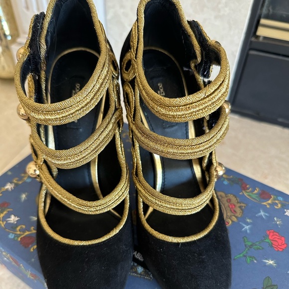 Dolce & Gabbana 3 strap military heel - Picture 8 of 10